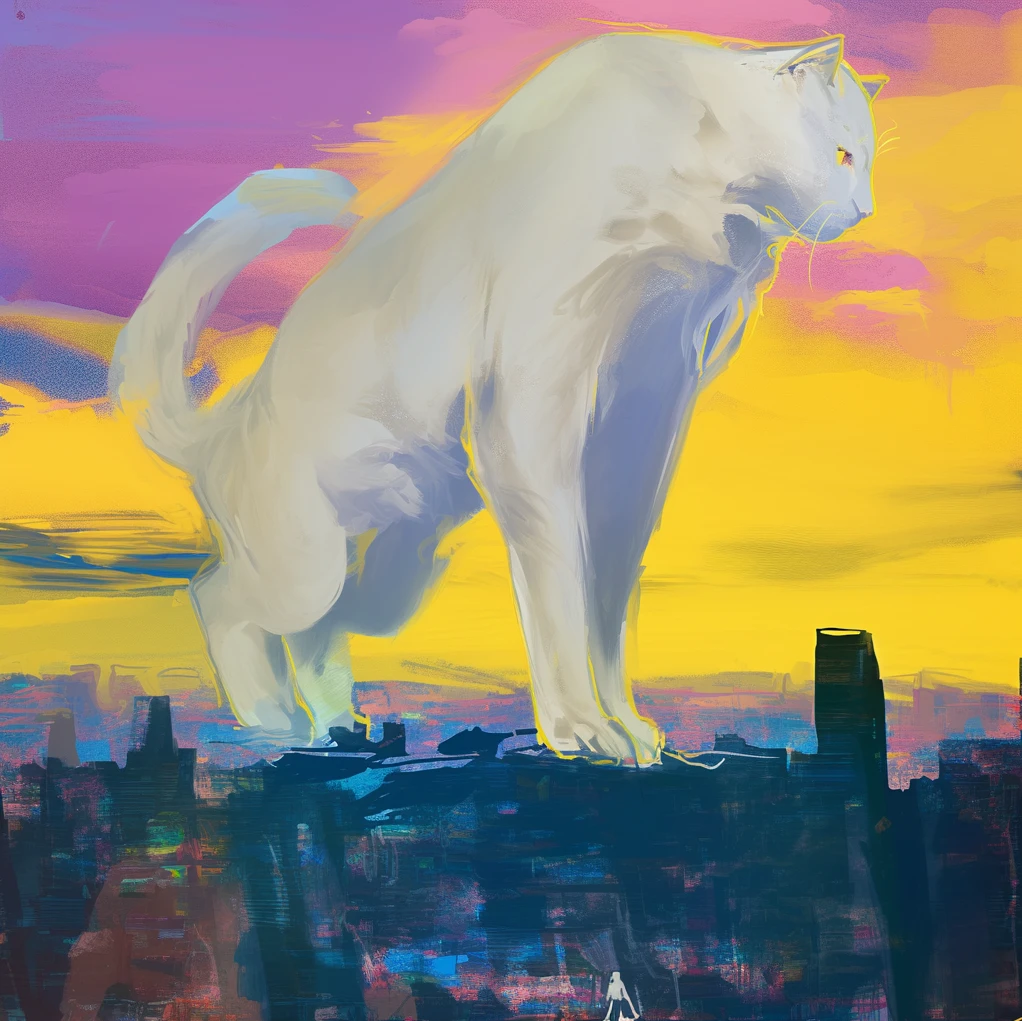 Giant Cat/巨大猫猫/巨大な猫