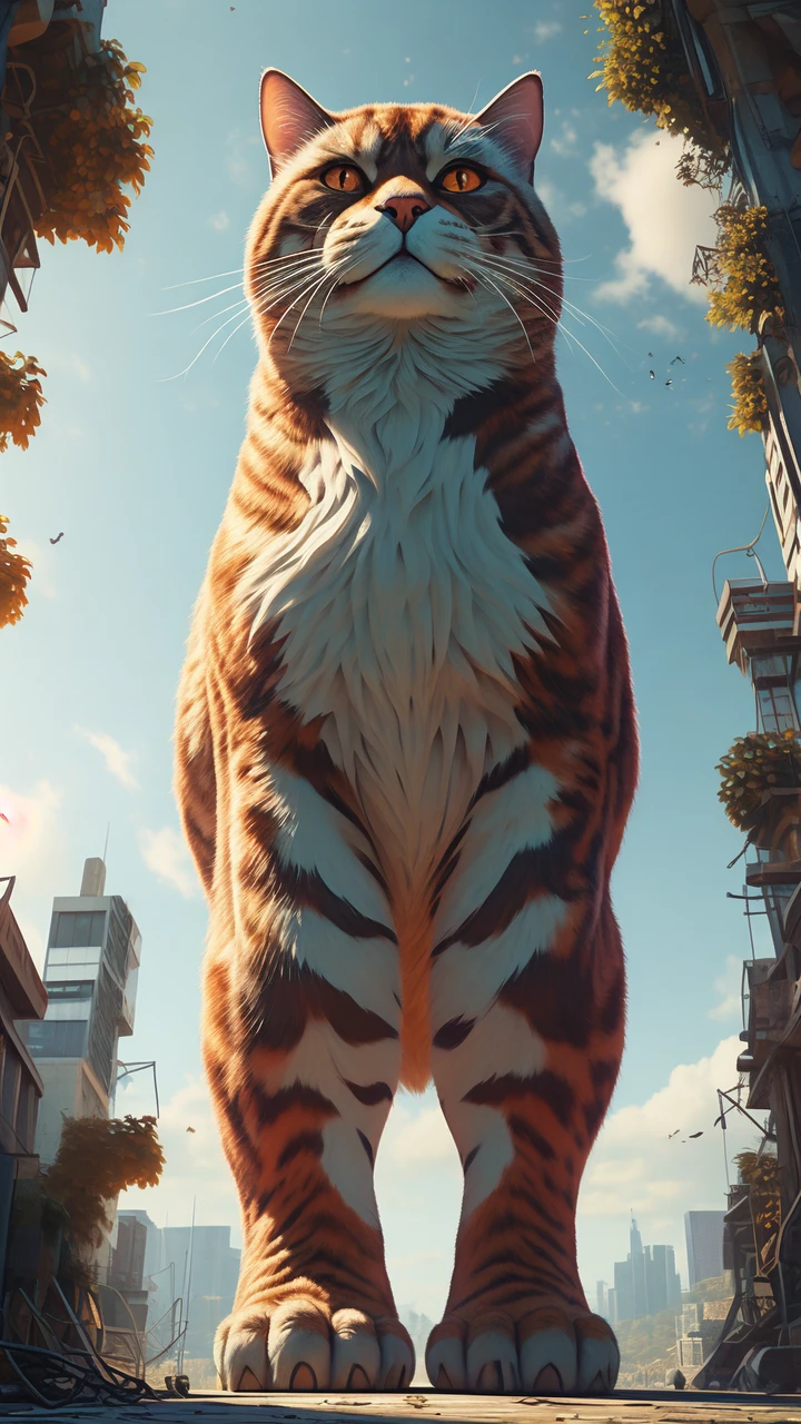 Giant Cat/巨大猫猫/巨大な猫