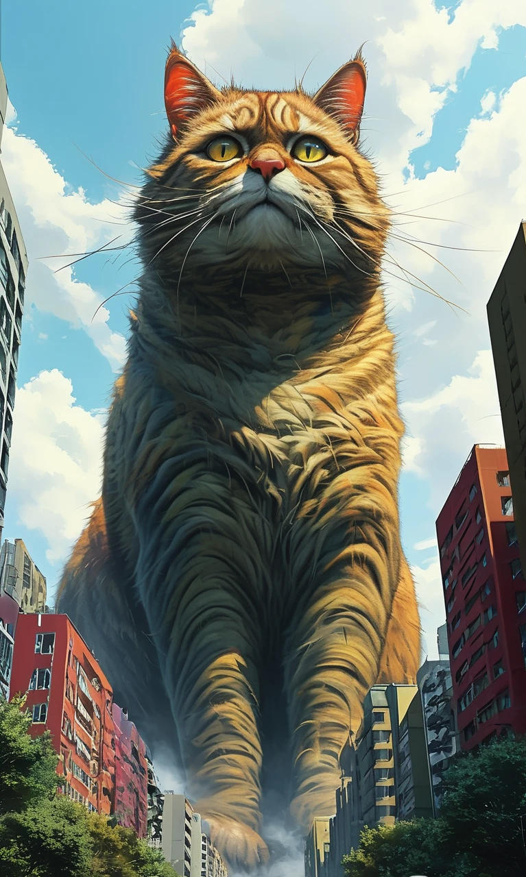 Giant Cat/巨大猫猫/巨大な猫