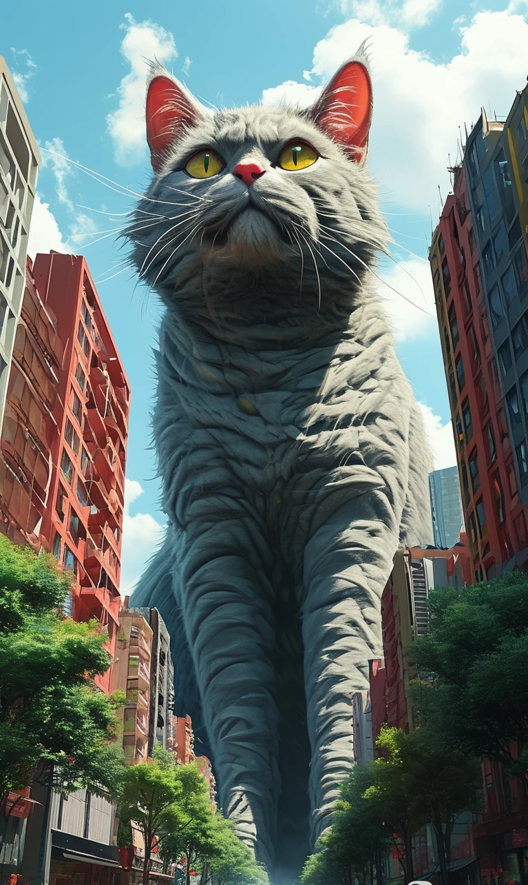 Giant Cat/巨大猫猫/巨大な猫