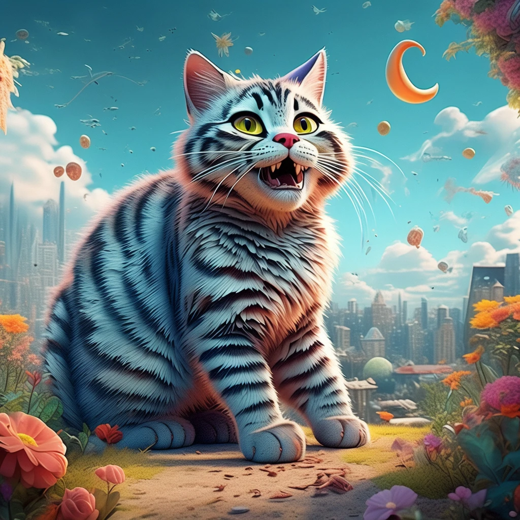 Giant Cat/巨大猫猫/巨大な猫