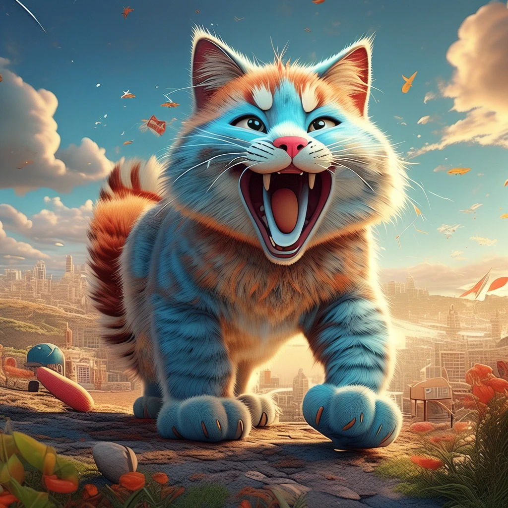 Giant Cat/巨大猫猫/巨大な猫