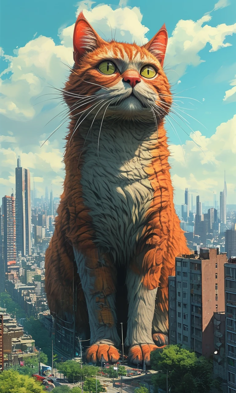 Giant Cat/巨大猫猫/巨大な猫