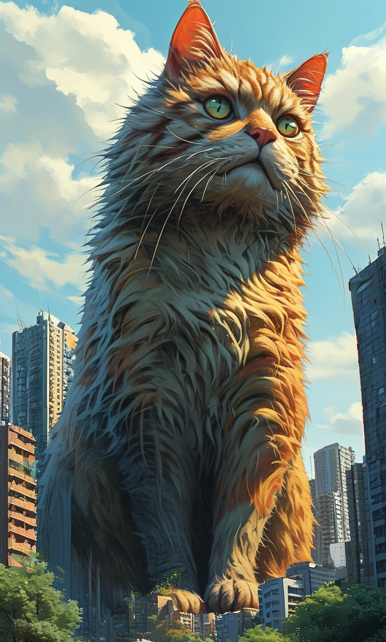 Giant Cat/巨大猫猫/巨大な猫