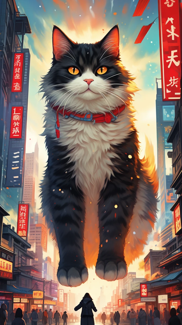 Giant Cat/巨大猫猫/巨大な猫