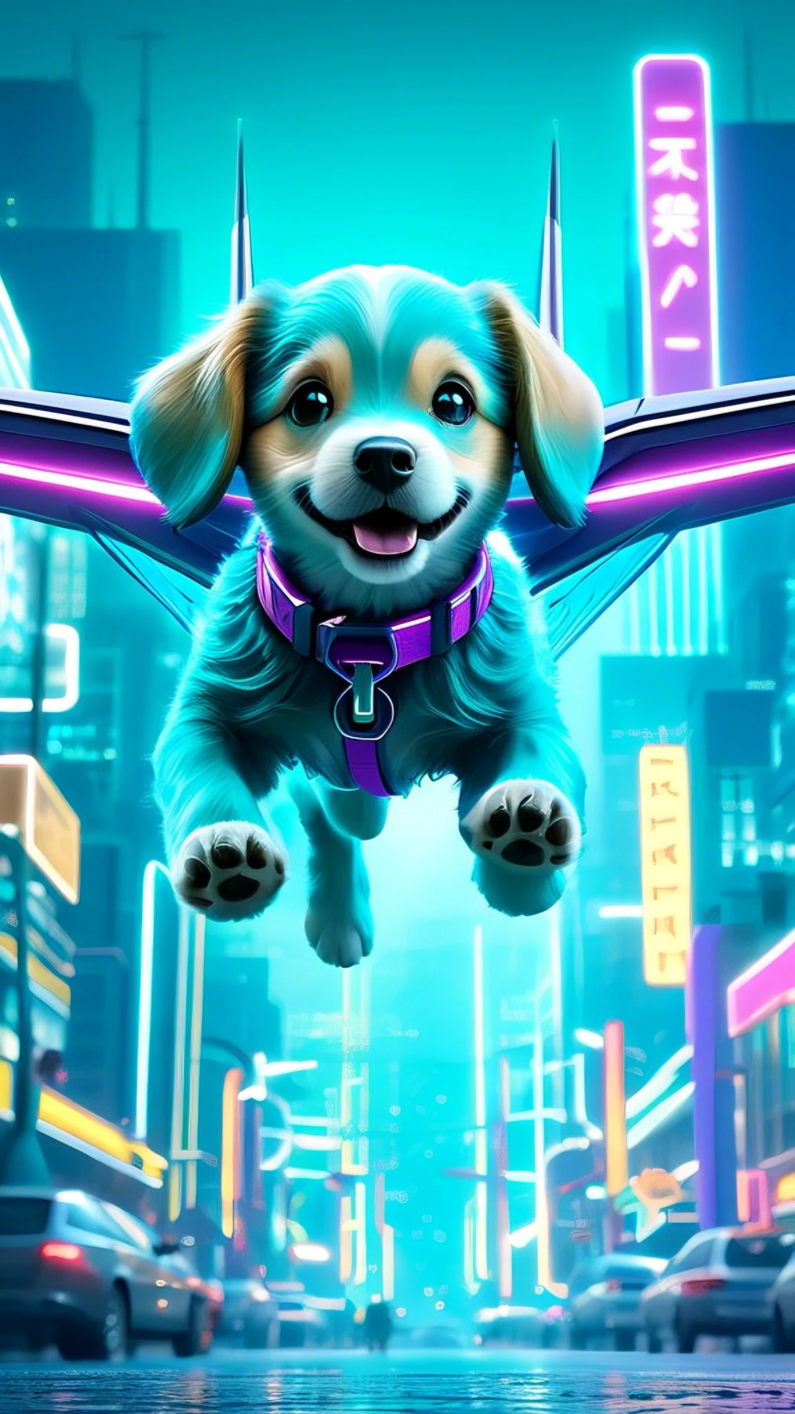 Flying Puppy/飞天小狗/飛んでいる子犬