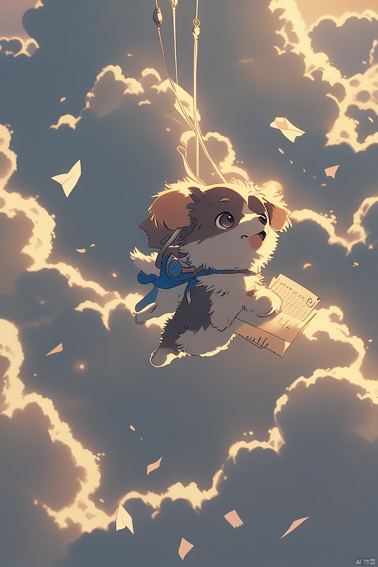 Flying Puppy/飞天小狗/飛んでいる子犬