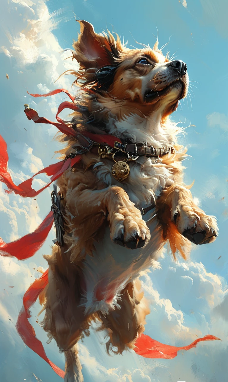 Flying Puppy/飞天小狗/飛んでいる子犬