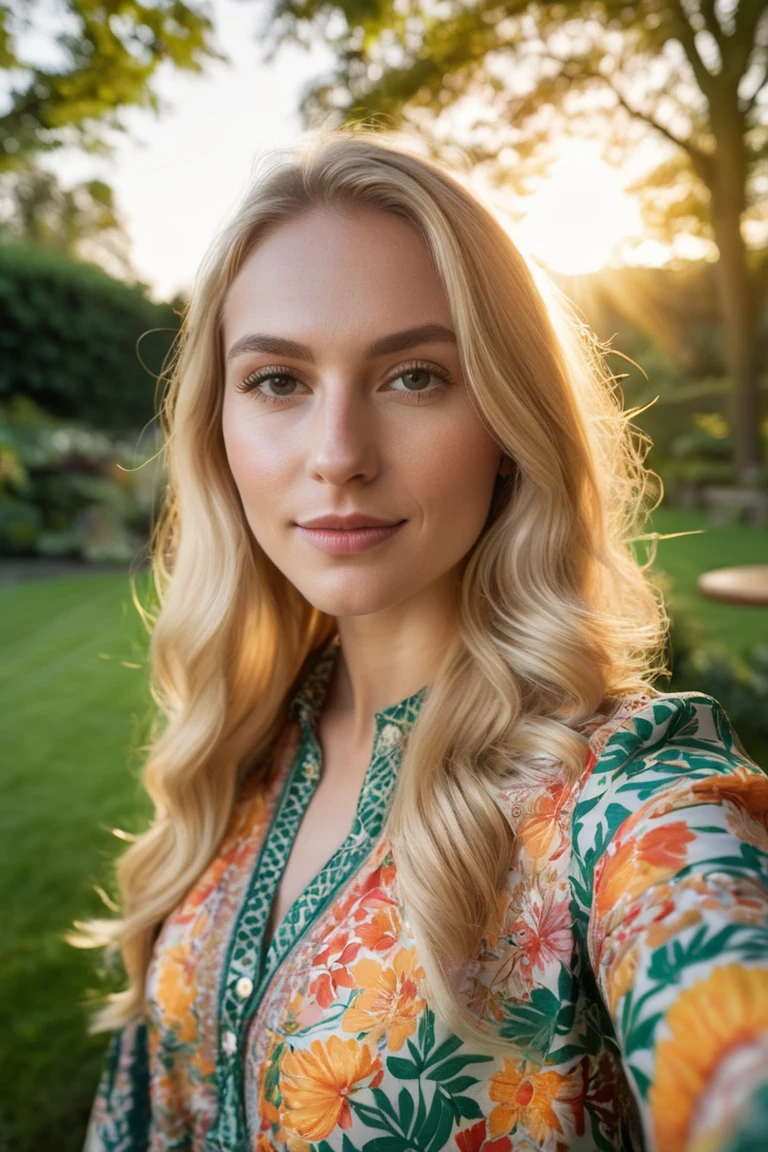 Sunset Selfie: A British Summer Evening