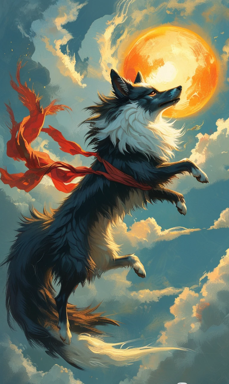 Flying Puppy/飞天小狗/飛んでいる子犬