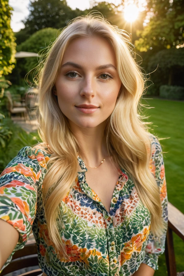 Sunset Selfie: A British Summer Evening