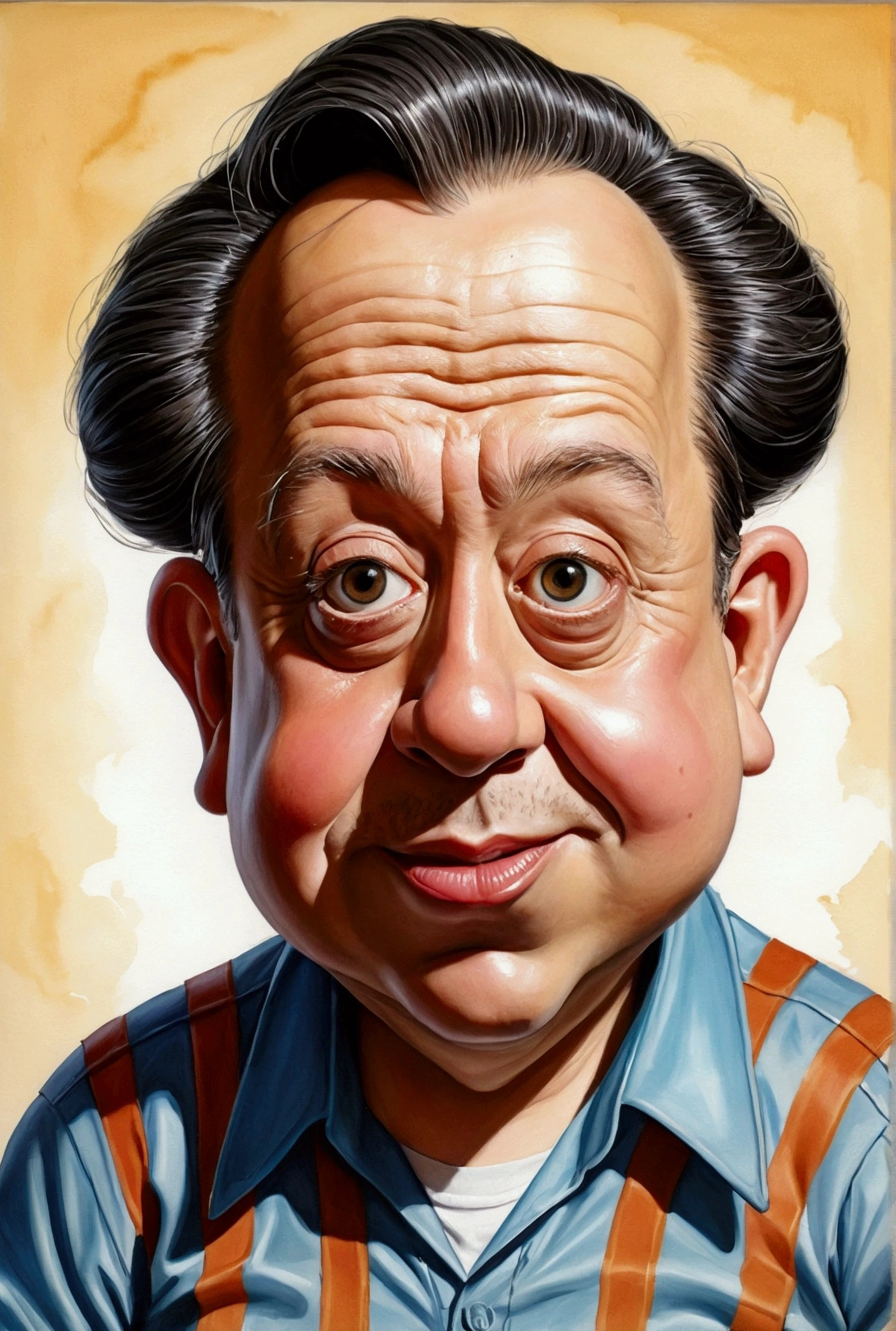 Caricatura engraçada do Quico