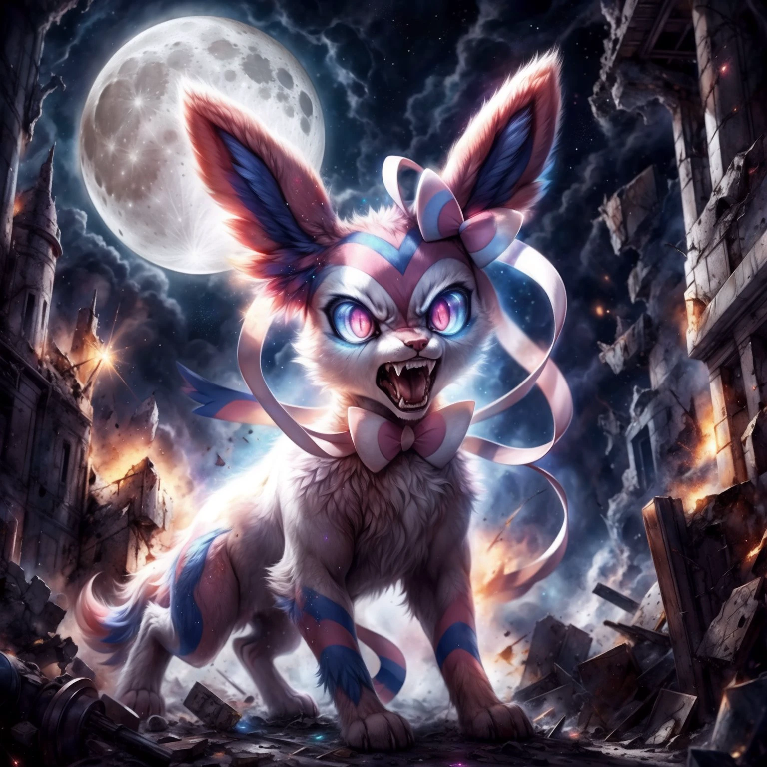 Sylveon in Moonlight