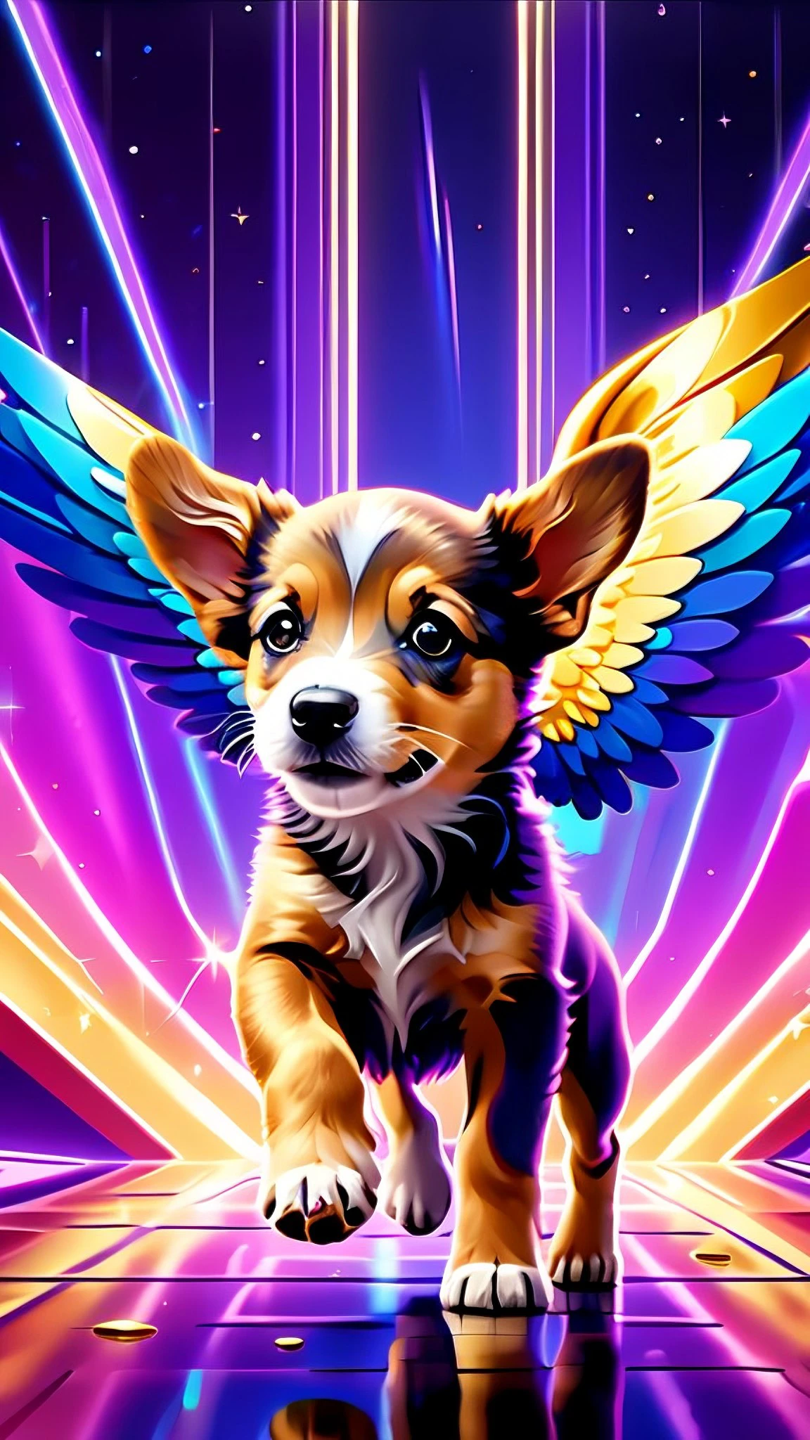 Flying Puppy/飞天小狗/飛んでいる子犬
