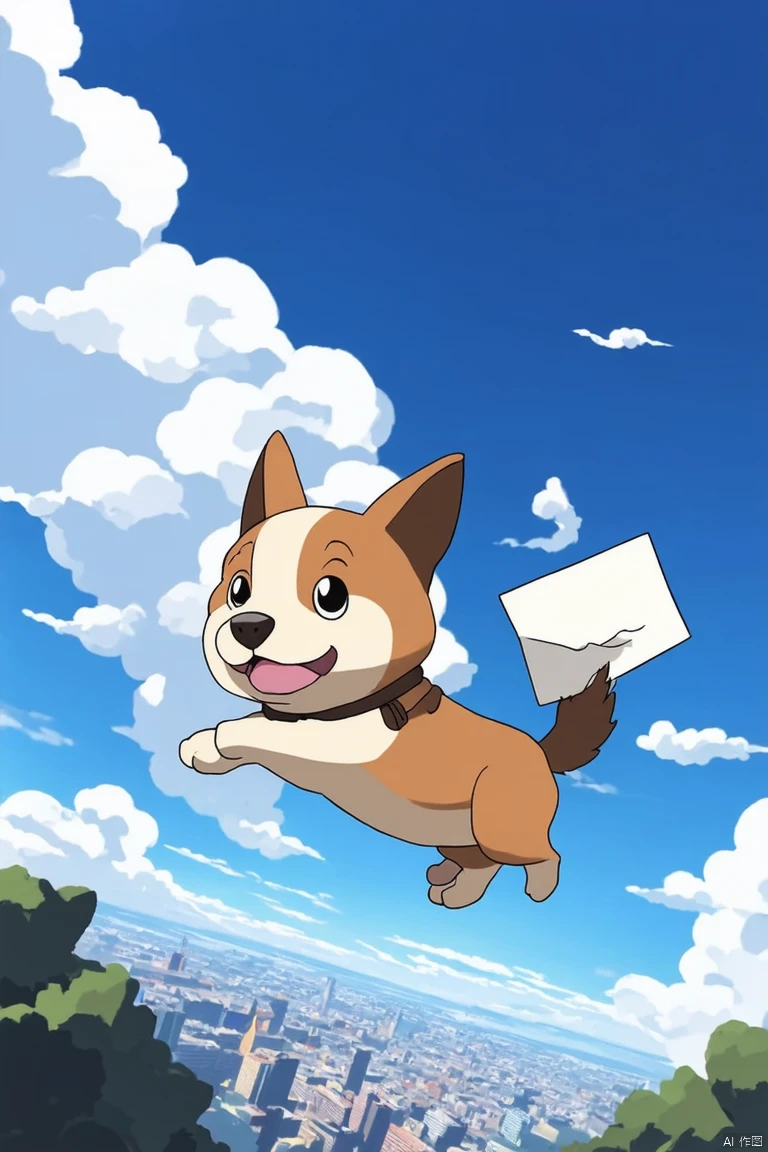 Flying Puppy/飞天小狗/飛んでいる子犬
