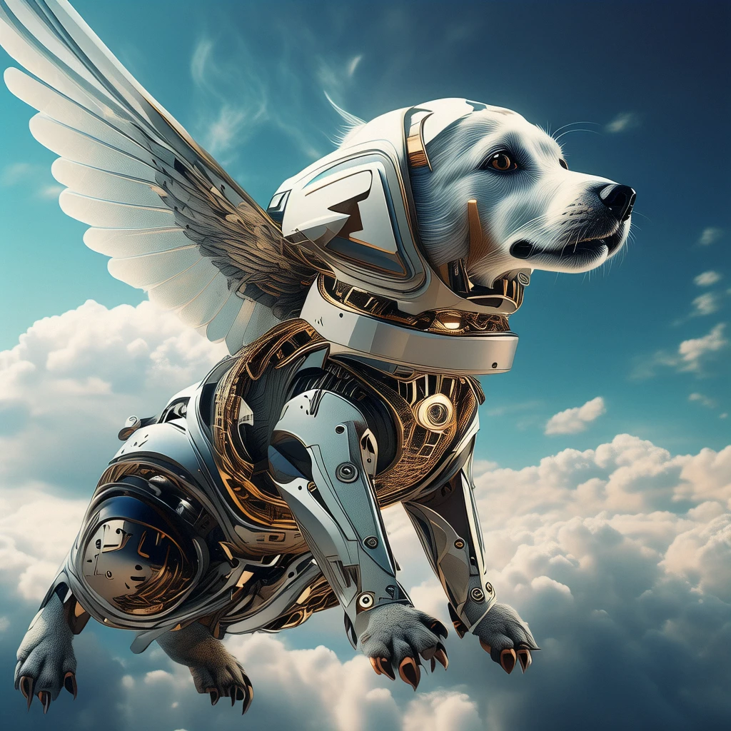 Flying Puppy/飞天小狗/飛んでいる子犬