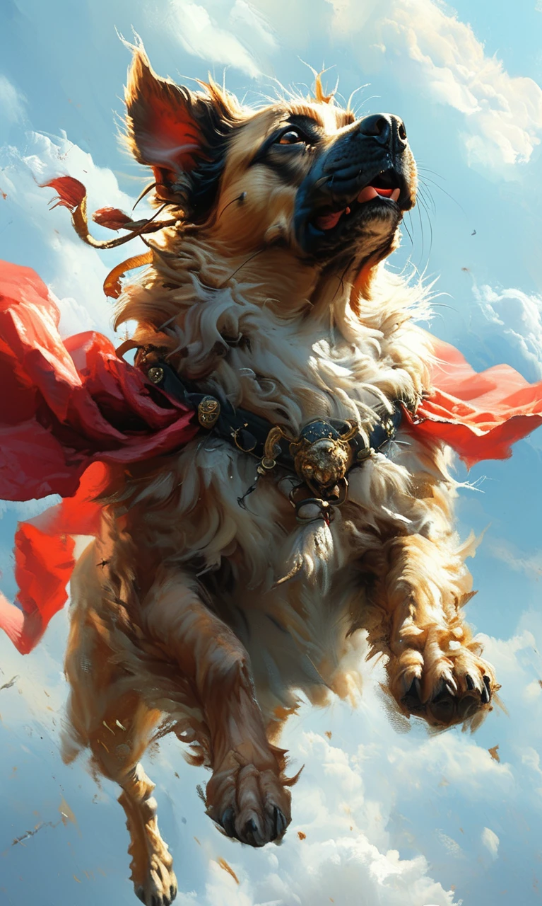Flying Puppy/飞天小狗/飛んでいる子犬