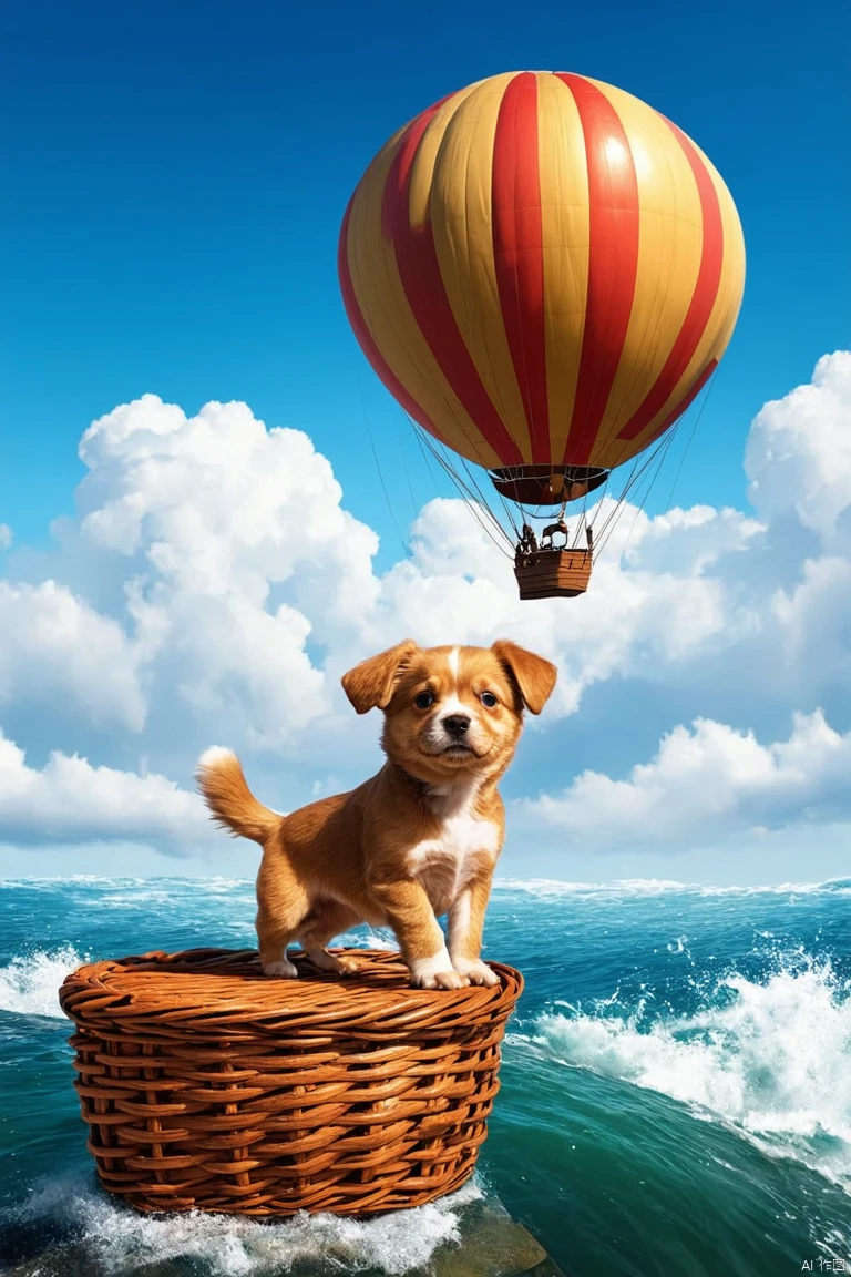 Flying Puppy/飞天小狗/飛んでいる子犬