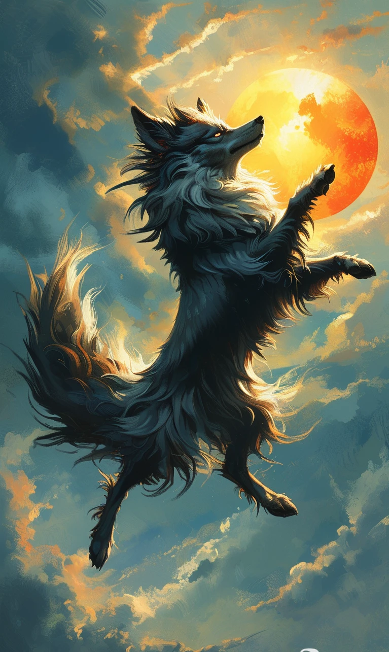 Flying Puppy/飞天小狗/飛んでいる子犬