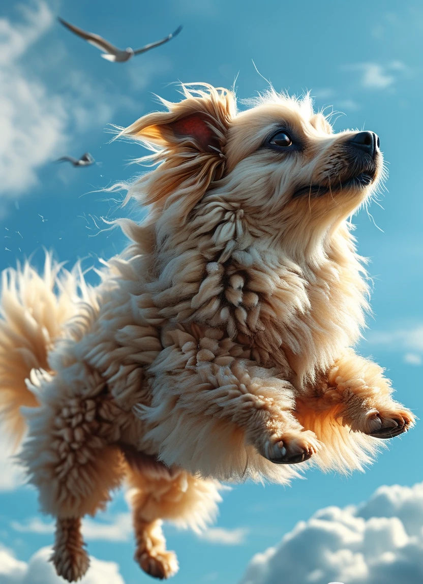 Flying Puppy/飞天小狗/飛んでいる子犬