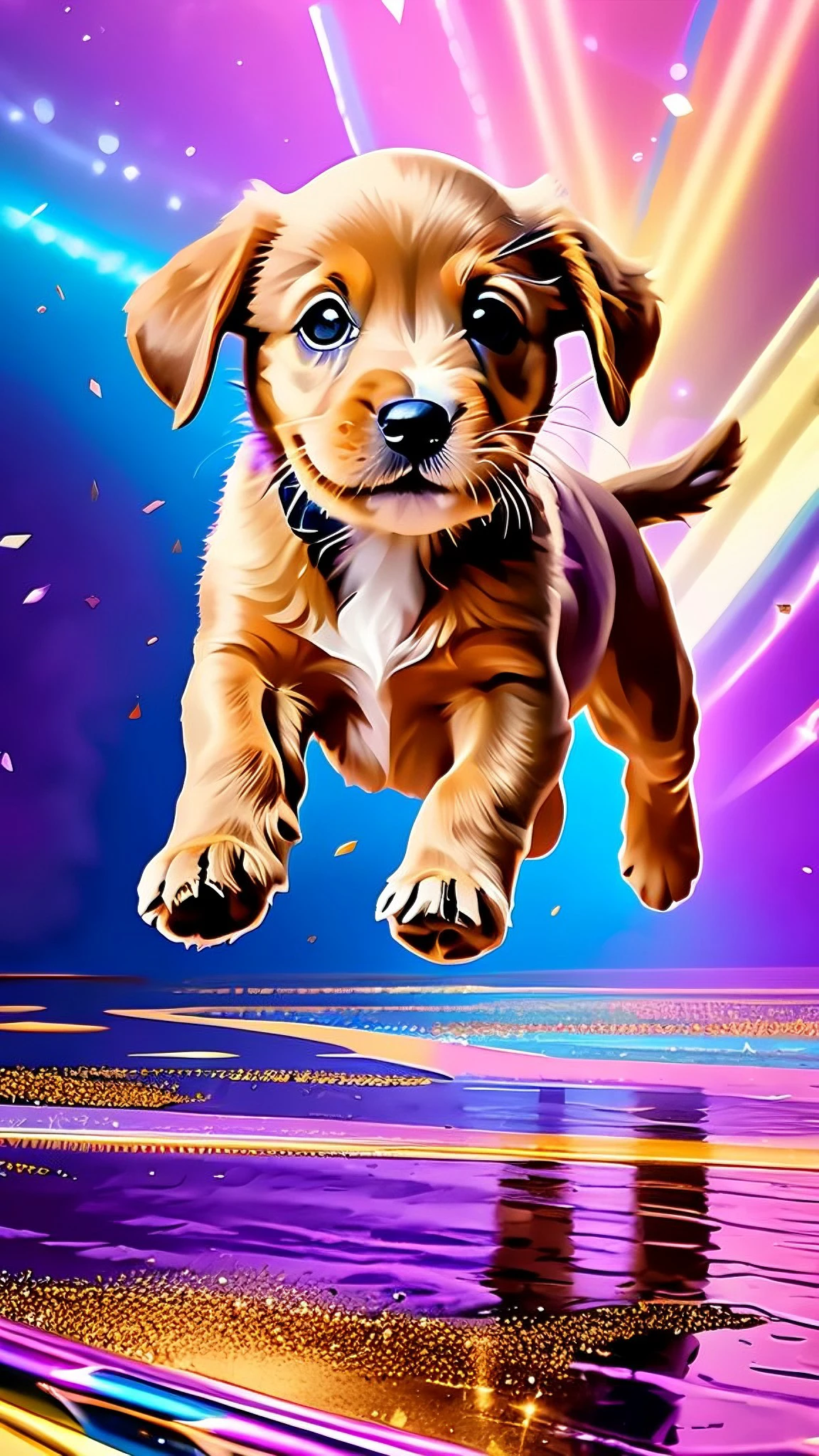 Flying Puppy/飞天小狗/飛んでいる子犬