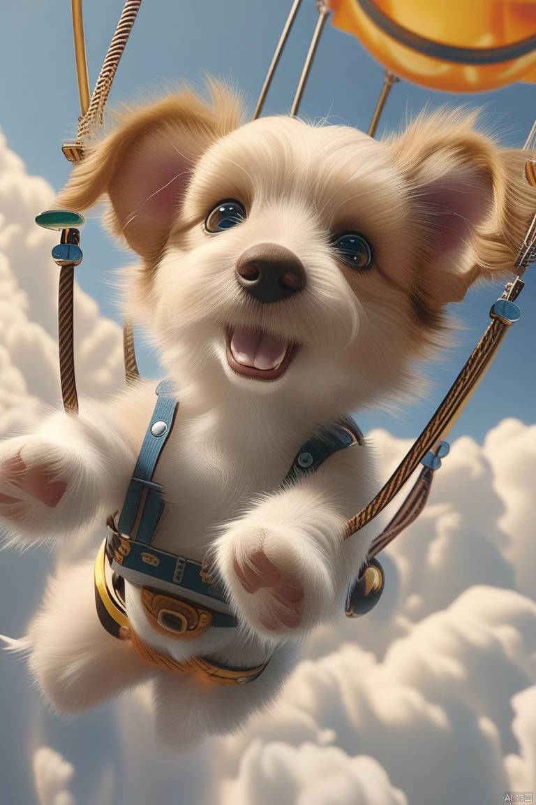 Flying Puppy/飞天小狗/飛んでいる子犬