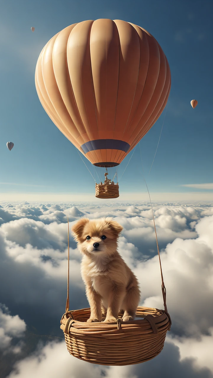 Flying Puppy/飞天小狗/飛んでいる子犬