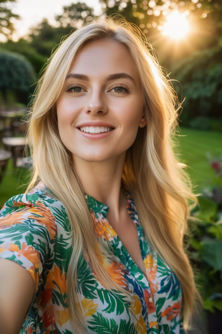 Sunset Selfie: A British Summer Evening