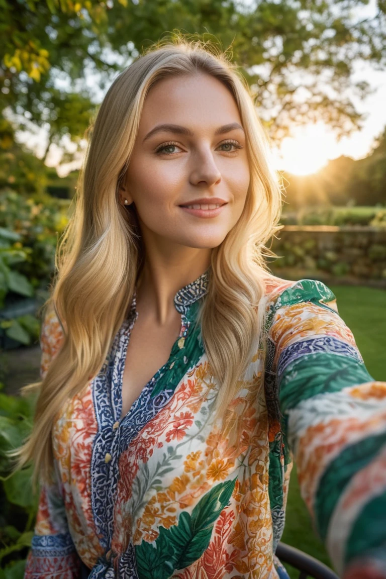 Sunset Selfie: A British Summer Evening
