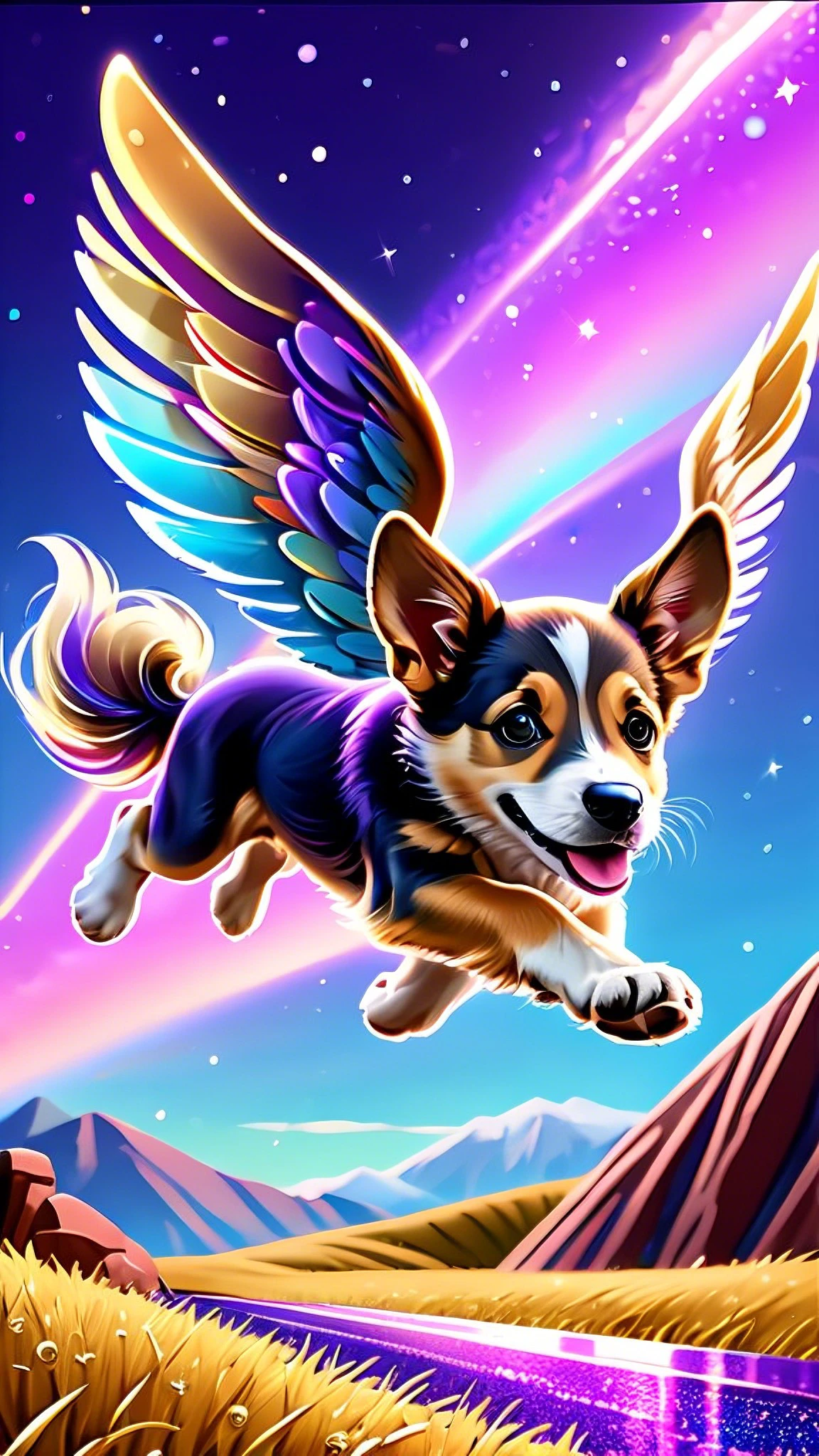 Flying Puppy/飞天小狗/飛んでいる子犬