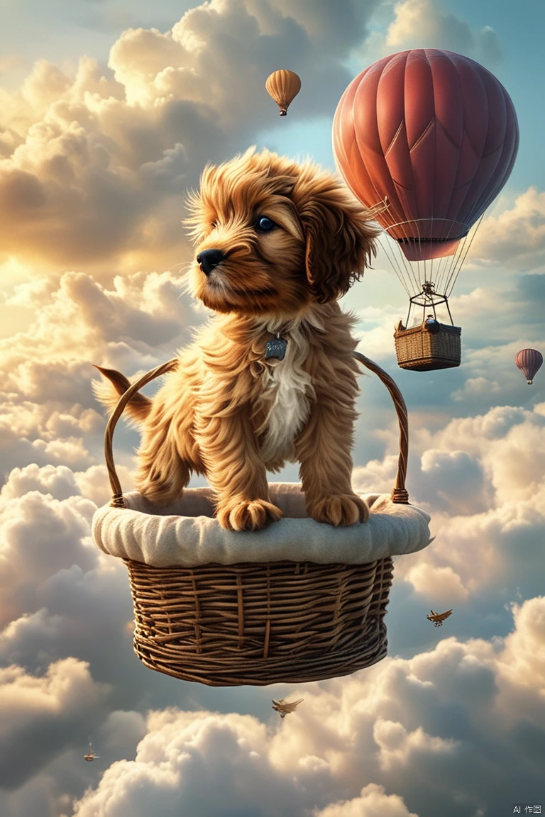 Flying Puppy/飞天小狗/飛んでいる子犬