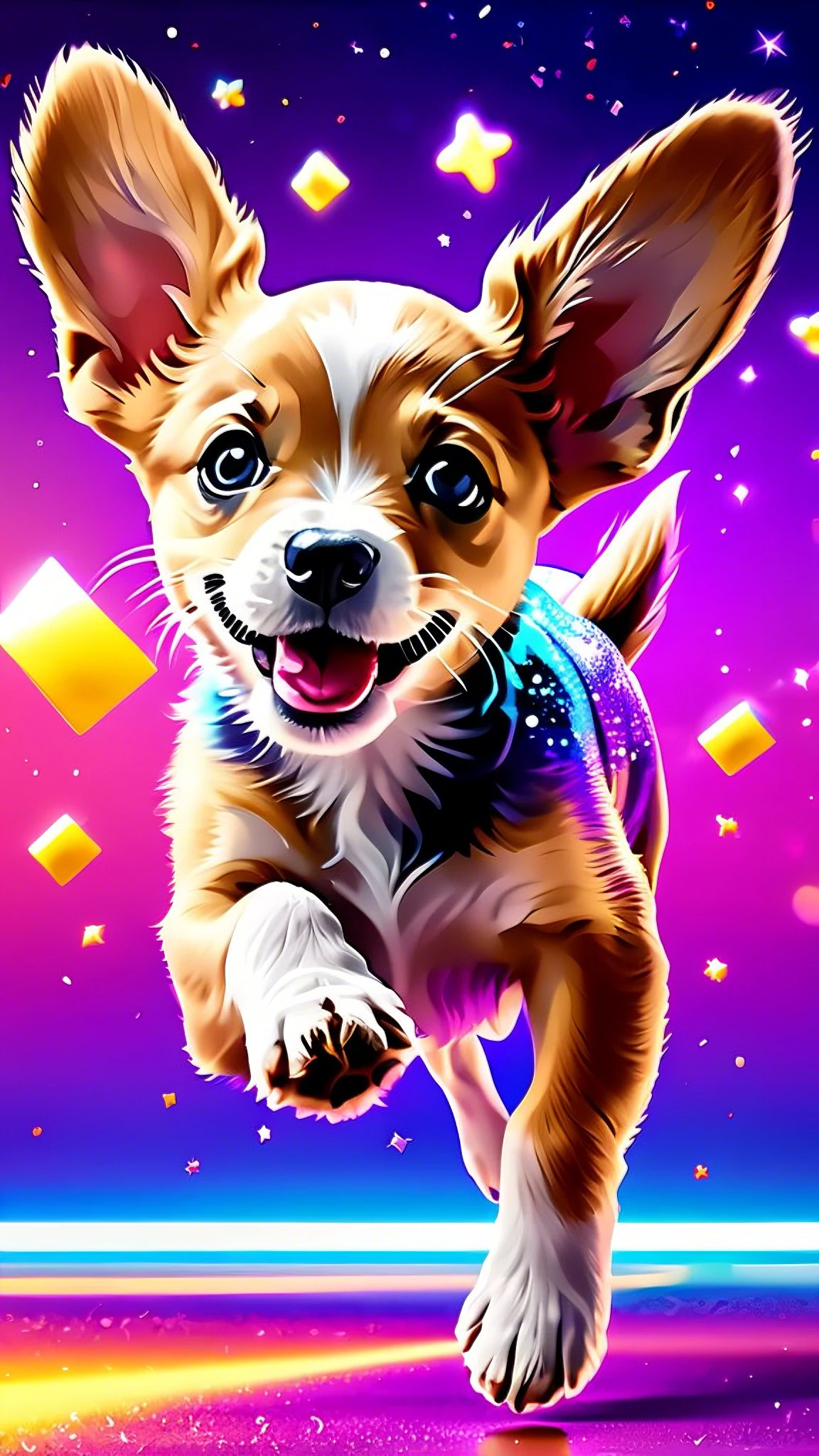 Flying Puppy/飞天小狗/飛んでいる子犬