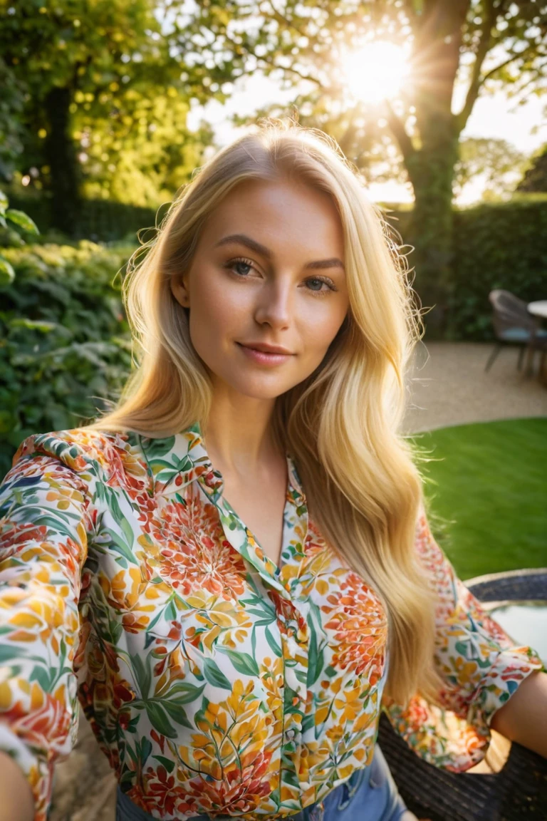 Sunset Selfie: A British Summer Evening