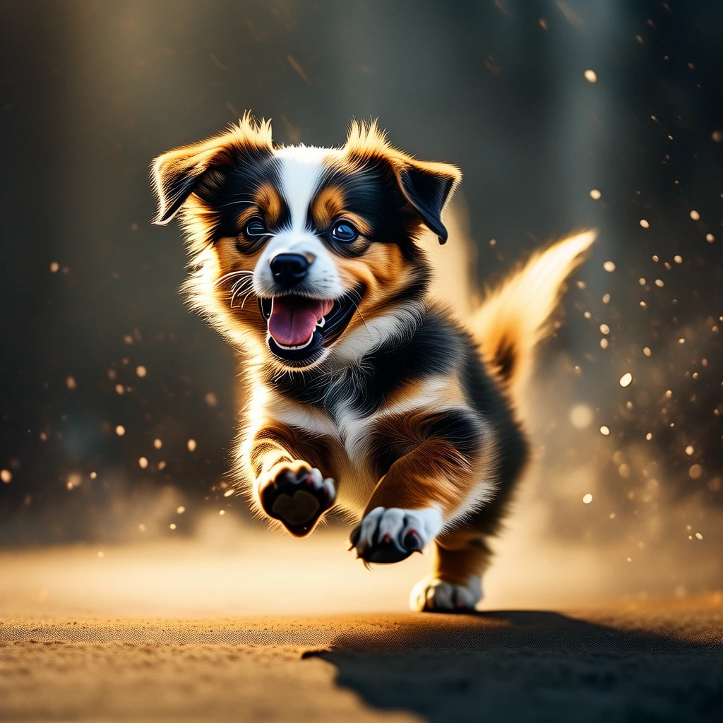 Flying Puppy/飞天小狗/飛んでいる子犬
