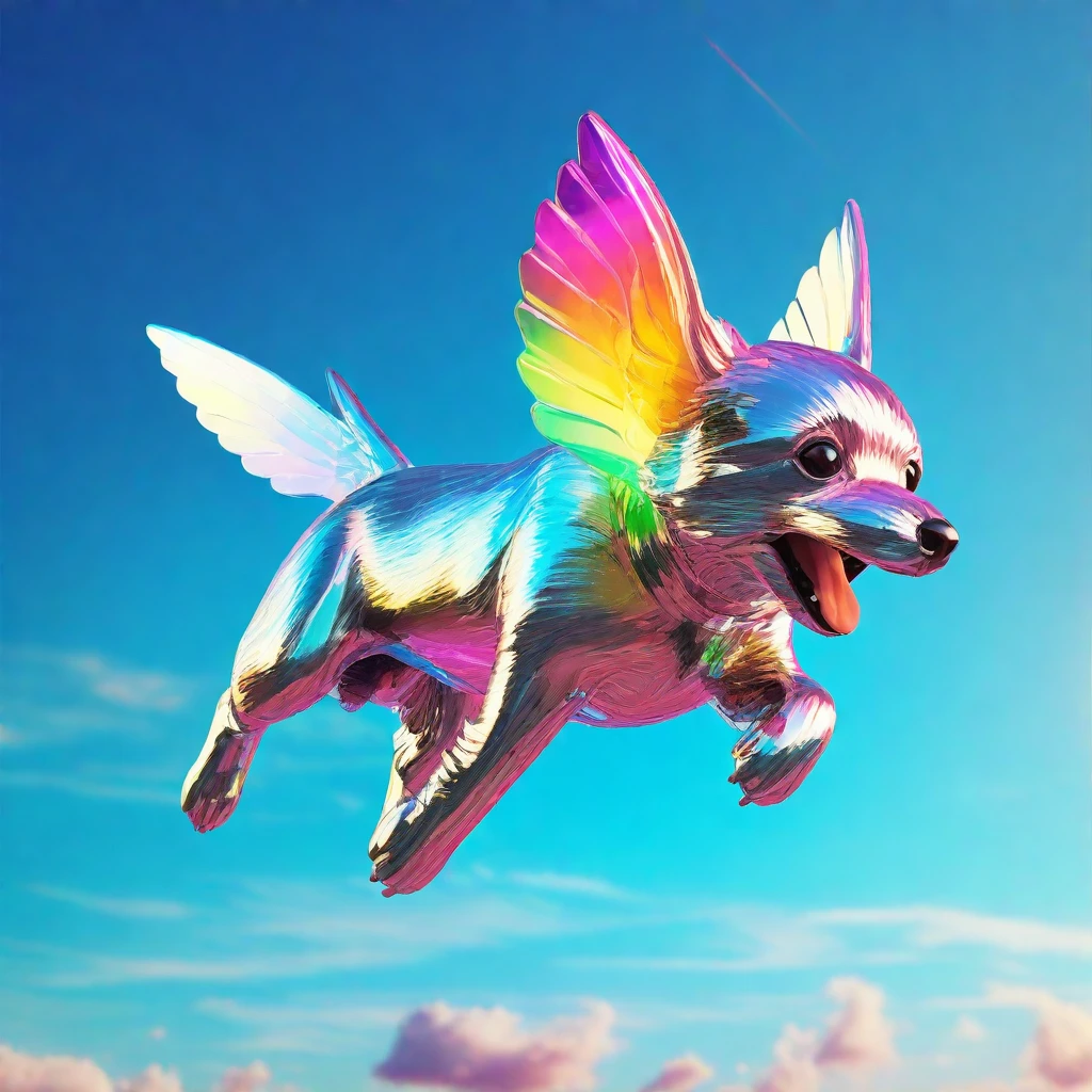 Flying Puppy/飞天小狗/飛んでいる子犬