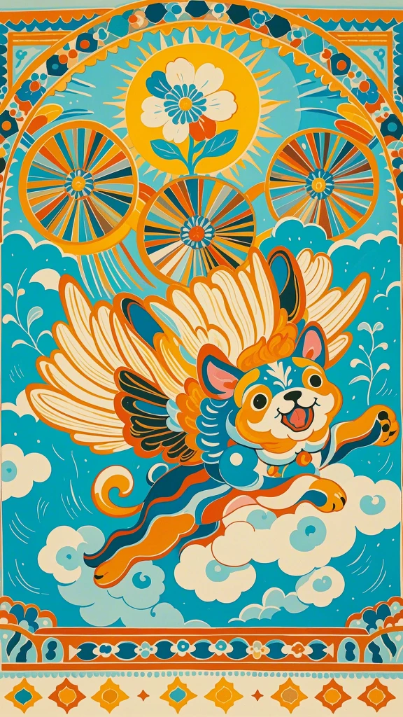 Flying Puppy/飞天小狗/飛んでいる子犬