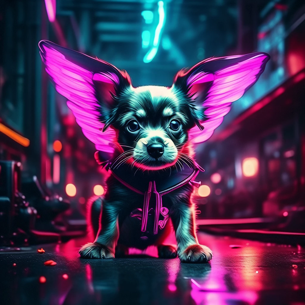 Flying Puppy/飞天小狗/飛んでいる子犬