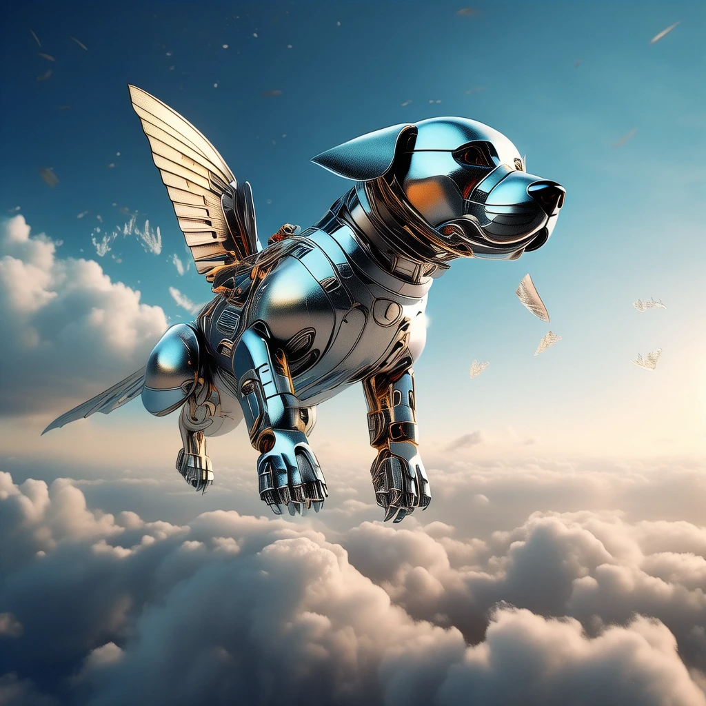 Flying Puppy/飞天小狗/飛んでいる子犬