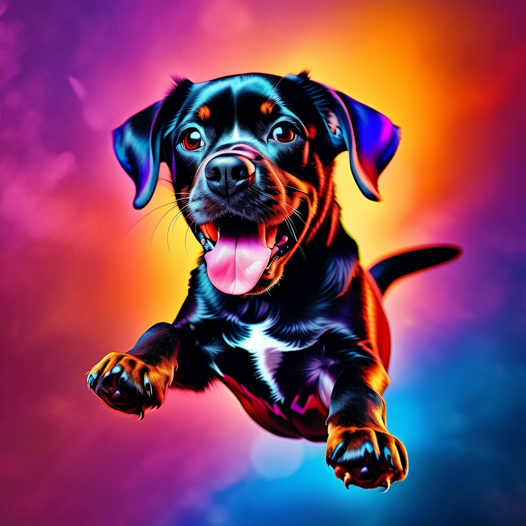 Flying Puppy/飞天小狗/飛んでいる子犬