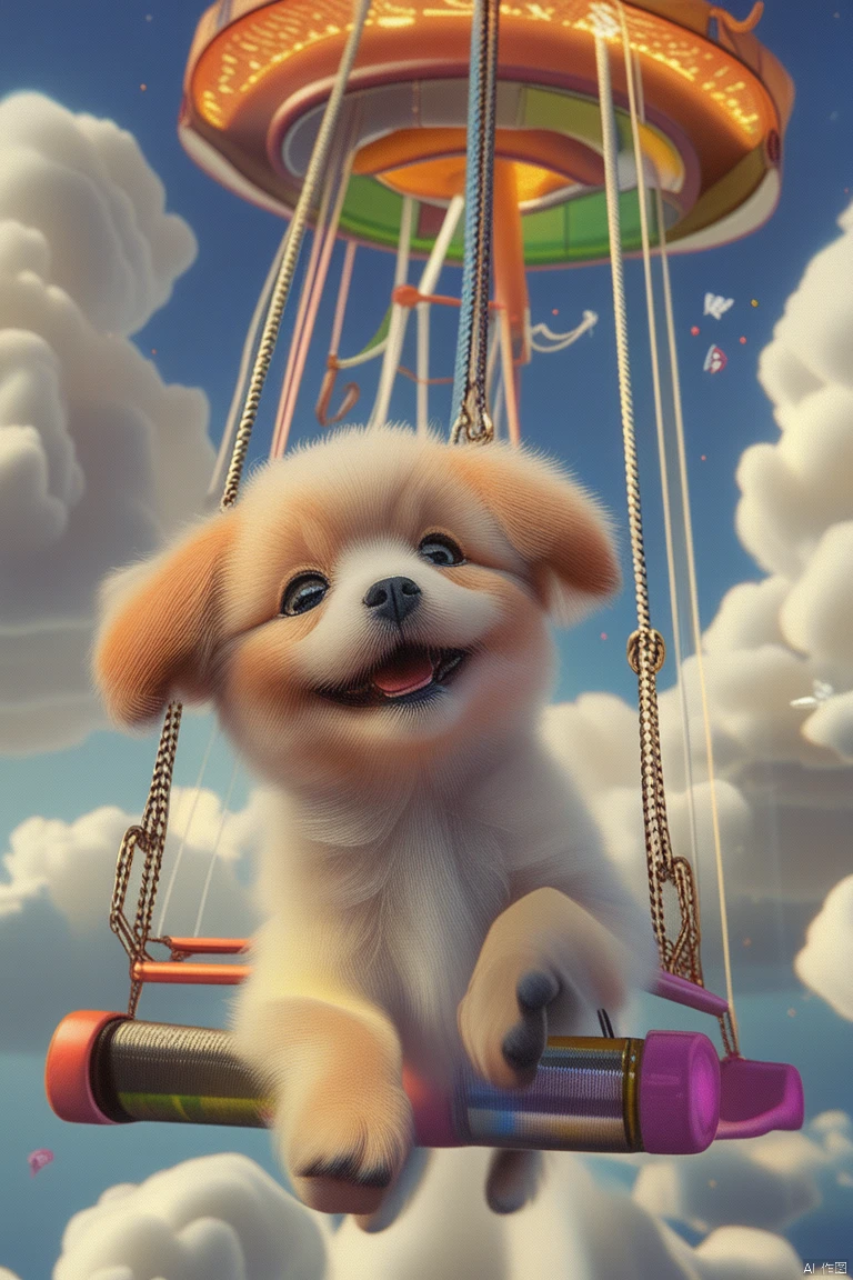 Flying Puppy/飞天小狗/飛んでいる子犬