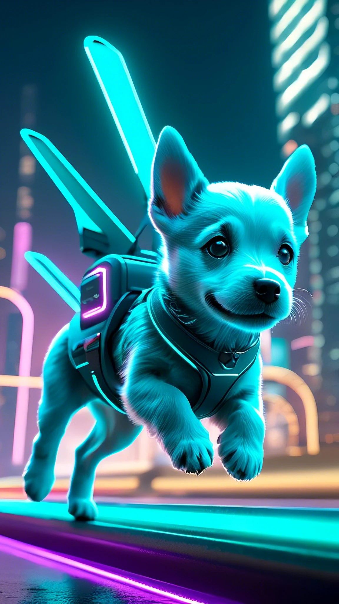 Flying Puppy/飞天小狗/飛んでいる子犬
