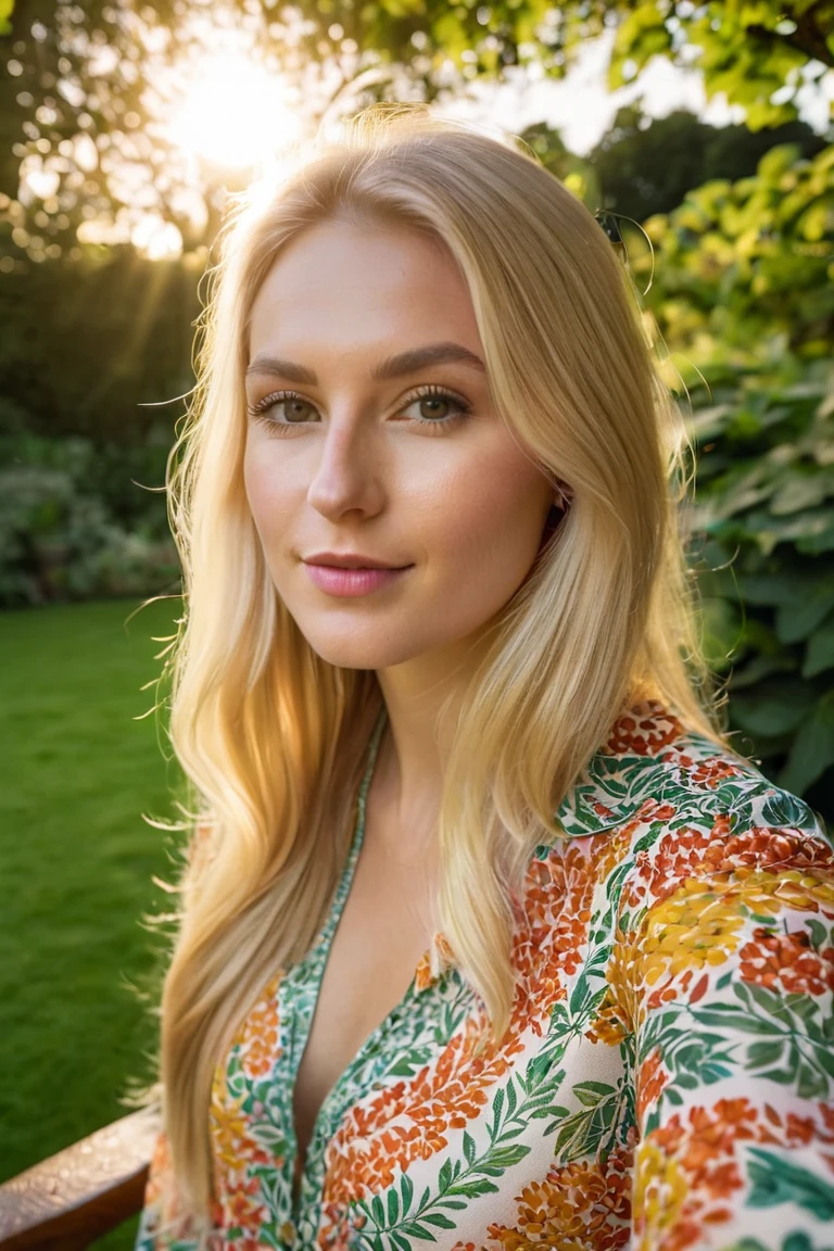 Sunset Selfie: A British Summer Evening