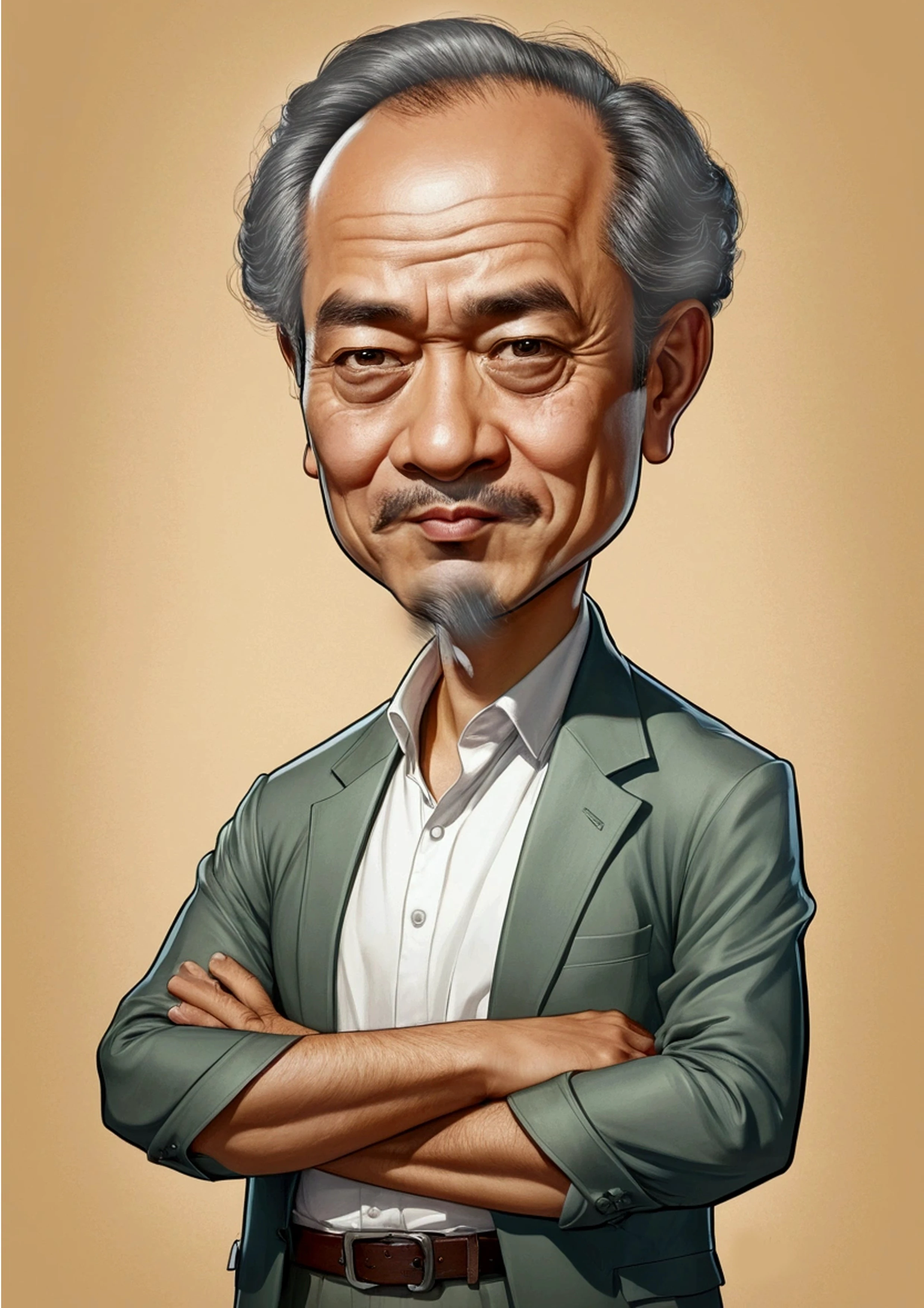 Caricatura do Sr. Miyagi