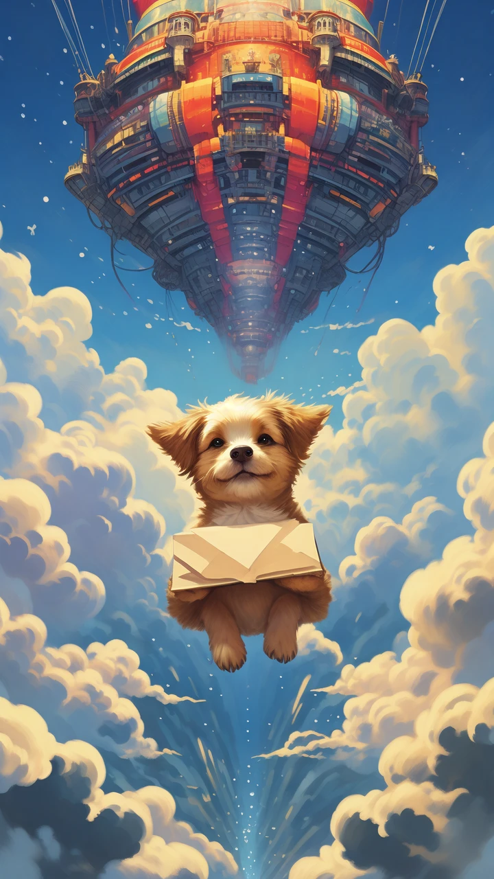 Flying Puppy/飞天小狗/飛んでいる子犬