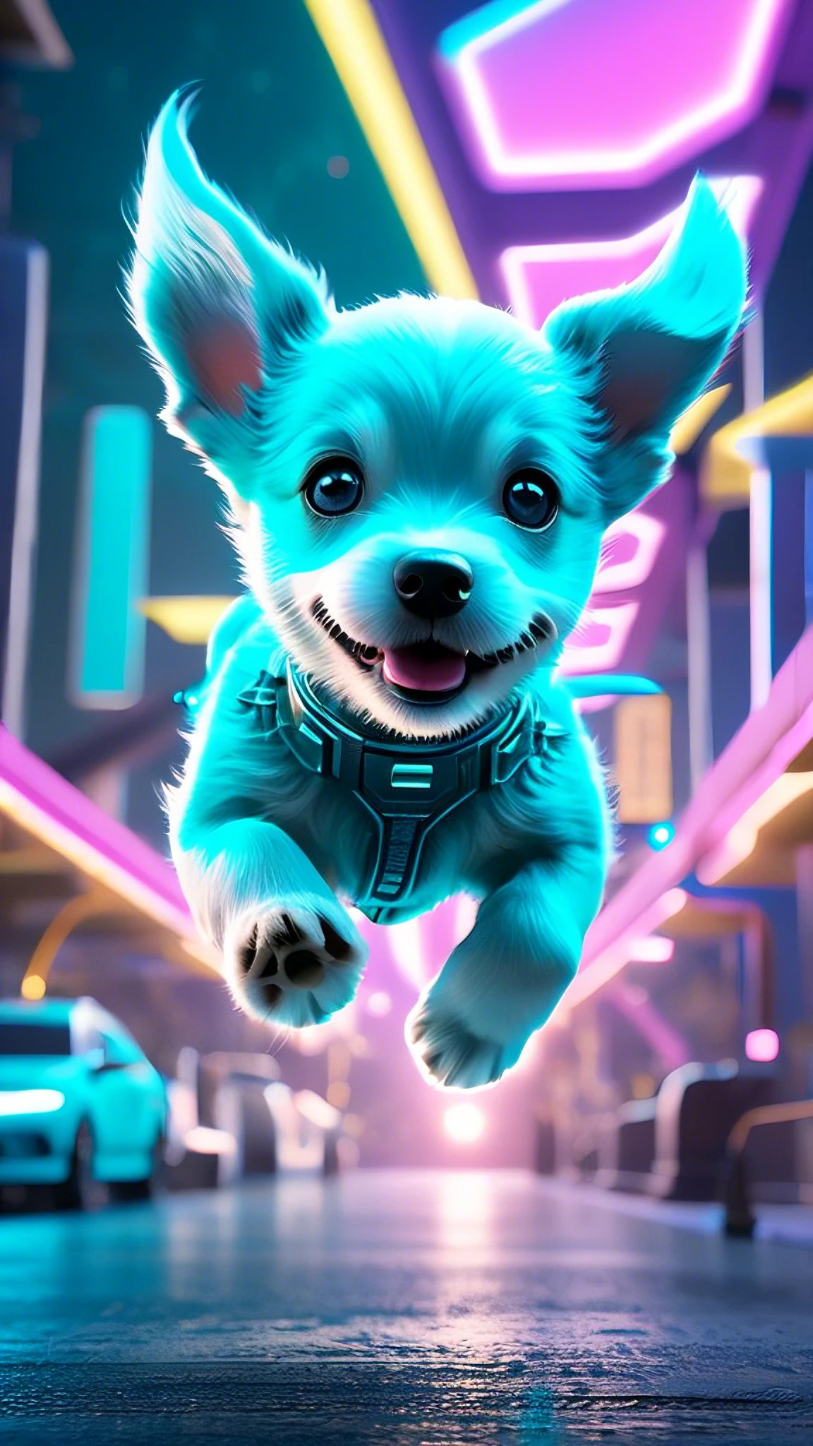 Flying Puppy/飞天小狗/飛んでいる子犬