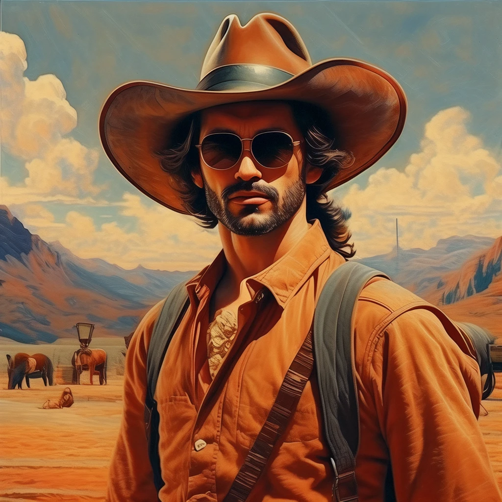 Western Cowboy/西部牛仔/西部のカウボーイ
