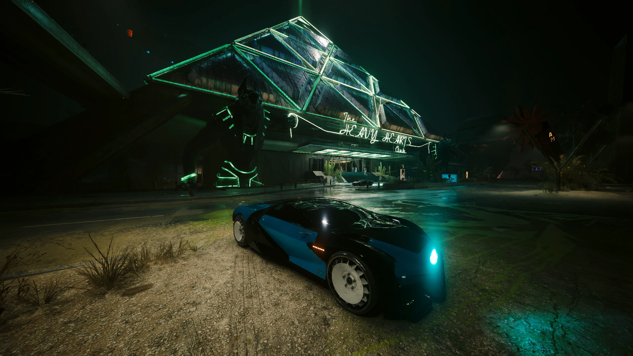 Cyberpunk 2077 auto going to piramid hotel