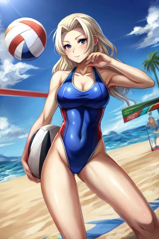 Anime Beach Volley Ball