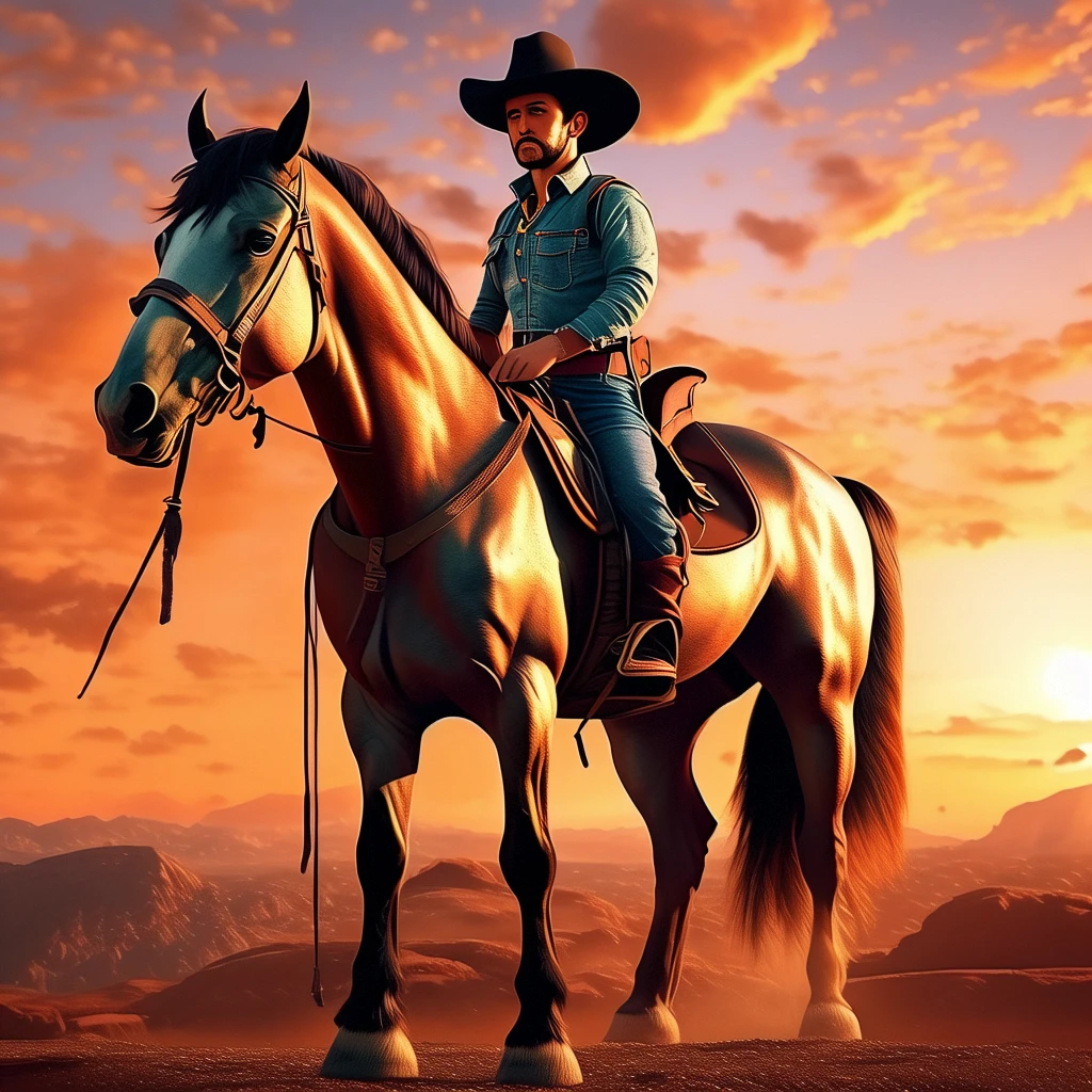Western Cowboy/西部牛仔/西部のカウボーイ