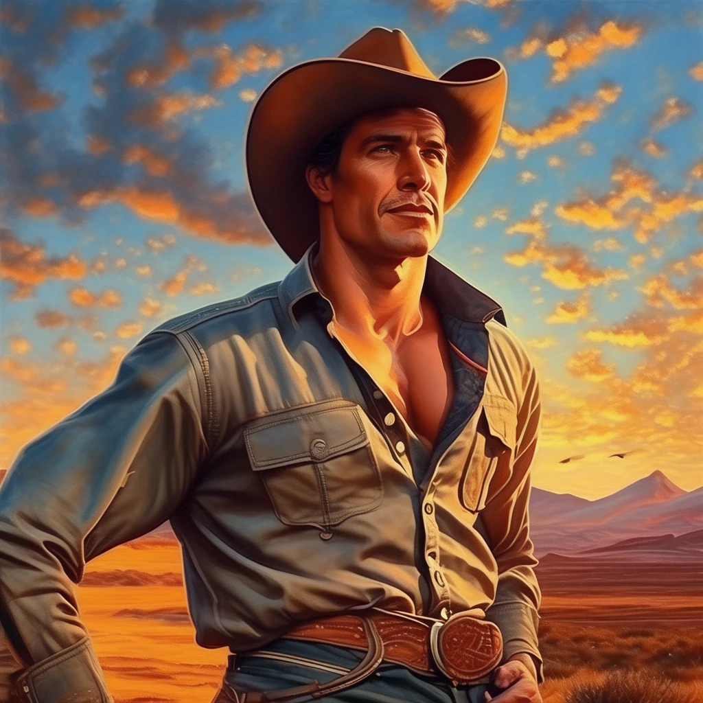 Western Cowboy/西部牛仔/西部のカウボーイ